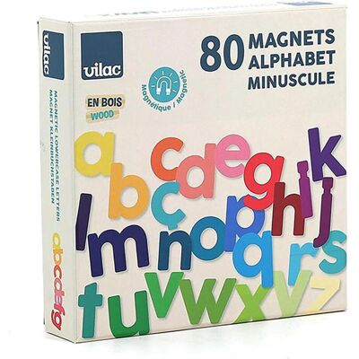 Vilac, Holzbuchstaben + Stoffbuchstaben, - Magnetic Letters - Lowercase (International) (6706) Vilac, Holzbuchstaben + Stoffbuchstaben, - Magnetic Letters - Lowercase (International) (6706)