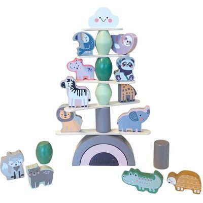 Magni Balance stacker with animals FSC 100% (5764) Magni Balance stacker with animals FSC 100% (5764)