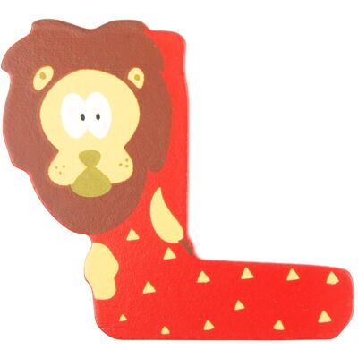 small foot, Holzbuchstaben + Stoffbuchstaben, Tiere L small foot, Holzbuchstaben + Stoffbuchstaben, Tiere L