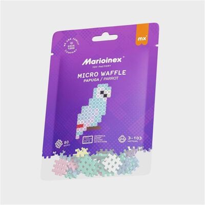 Marioinex Mikrowaffeln 80 Stück Papagei Marioinex Mikrowaffeln 80 Stück Papagei