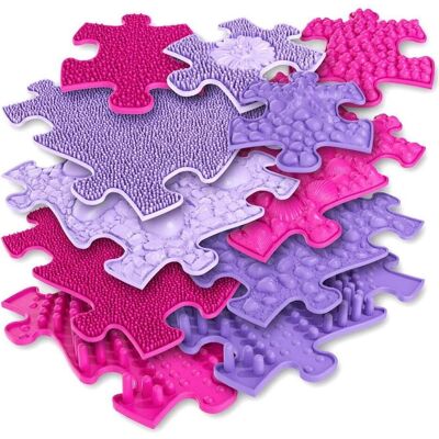 Askato, Spielteppich + Spielmatte, Sensorische Bodenmatte Basisset rosa/violett 11 Elemente MFK-063 Askato, Spielteppich + Spielmatte, Sensorische Bodenmatte Basisset rosa/violett 11 Elemente MFK-063