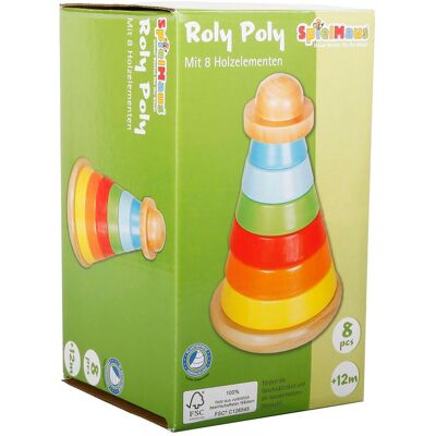 Spielmaus Stehauf-Stapelturm, 8-teilig Spielmaus Stehauf-Stapelturm, 8-teilig