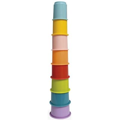 Happy Baby Regenbogen Stapelkugeln - 8 Stück, Bunt Happy Baby Regenbogen Stapelkugeln - 8 Stück, Bunt