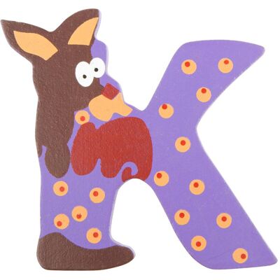 small foot, Holzbuchstaben + Stoffbuchstaben, Tiere K small foot, Holzbuchstaben + Stoffbuchstaben, Tiere K