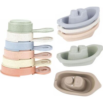 Lobbes Badetassen und Badeschiffchen Pastell Lobbes Badetassen und Badeschiffchen Pastell