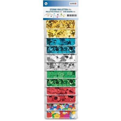 Glorex Pailletten-Mix, 12Fb 24g (1 Stk.) Glorex Pailletten-Mix, 12Fb 24g (1 Stk.)