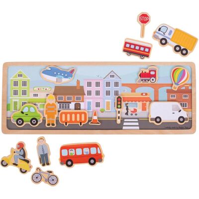Bigjigs Holzmagnet Set City Bigjigs Holzmagnet Set City