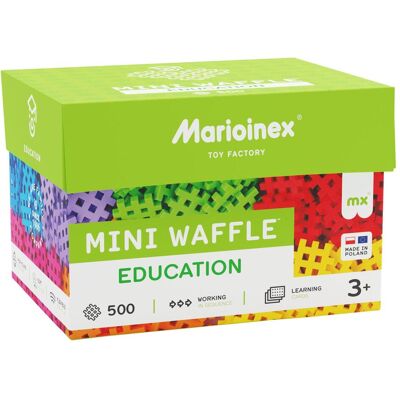 Marioinex Miniwaffel EDU 500 Bausteine mit Karten Marioinex Miniwaffel EDU 500 Bausteine mit Karten
