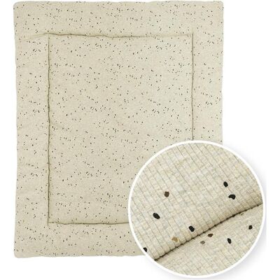 Meyco, Laufgittereinlage, Baby Rib Mini Spot Laufgittereinlage - sand melange (80 x 100 cm) Meyco, Laufgittereinlage, Baby Rib Mini Spot Laufgittereinlage - sand melange (80 x 100 cm)