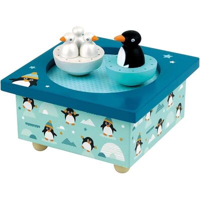 Trousselier, Spieluhr, Spieluhr mit tanzenden Pinguine Trousselier, Spieluhr, Spieluhr mit tanzenden Pinguine
