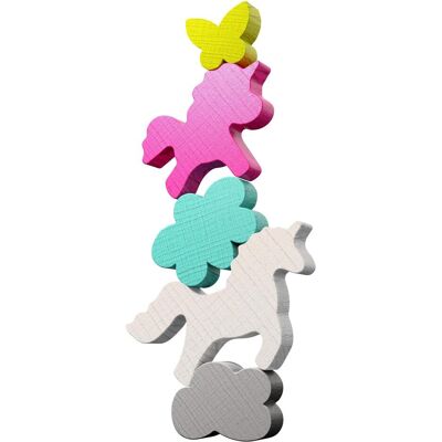 Haba Stacking Challenge Unicorns Haba Stacking Challenge Unicorns