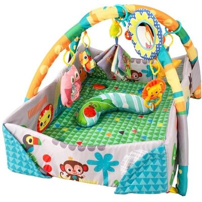 Babytrold, Krabbeldecke + Spielbogen, Happy Space Gym 3in1 Babytrold, Krabbeldecke + Spielbogen, Happy Space Gym 3in1