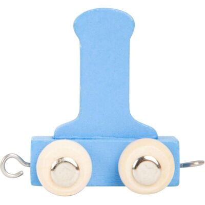 small foot, Holzbuchstaben + Stoffbuchstaben, - Holzbuchstabenzug Blau - I - 12 Stück small foot, Holzbuchstaben + Stoffbuchstaben, - Holzbuchstabenzug Blau - I - 12 Stück