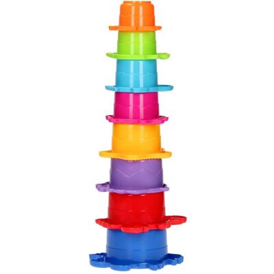 Stapelbecher Tiere, 8St. Stapelbecher Tiere, 8St.