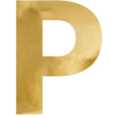 Pricenet Goldener Spiegelbuchstabe ''P'' - Spiegelbuchstabe Pricenet Goldener Spiegelbuchstabe ''P'' - Spiegelbuchstabe