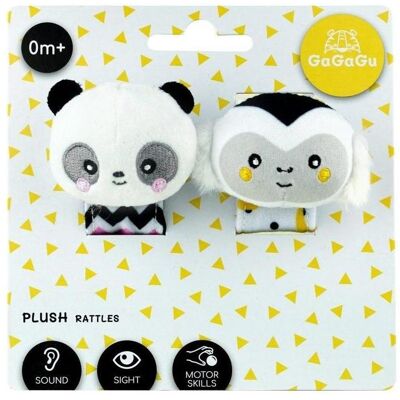 TM Toys GaGaGu - Plüsch-Handrassel - Affe - Weichspielzeug-Rassel TM Toys GaGaGu - Plüsch-Handrassel - Affe - Weichspielzeug-Rassel