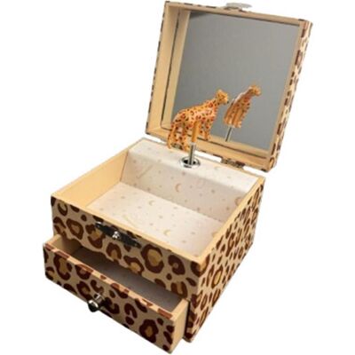 Trousselier, Spieluhr, Musikspieldose m. Schublade Leopard Trousselier, Spieluhr, Musikspieldose m. Schublade Leopard