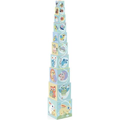 Djeco BabyBloki Pyramide (10 Würfel) Djeco BabyBloki Pyramide (10 Würfel)
