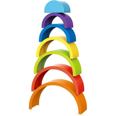 Toi-Toys Little Stars Baby Stapelturm Regenbogen, 7-tlg. Toi-Toys Little Stars Baby Stapelturm Regenbogen, 7-tlg.