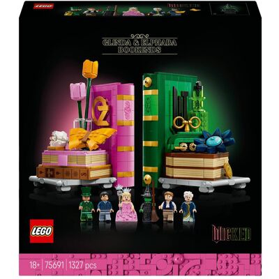Glinda und Elphaba Bücherstützen (75691, LEGO Wicked) Glinda und Elphaba Bücherstützen (75691, LEGO Wicked)