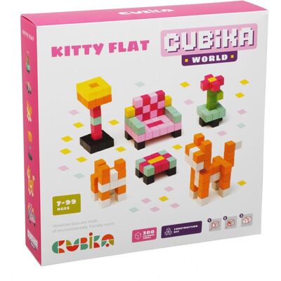 Cubika Holzbausatz Kattenhaus Cubika Holzbausatz Kattenhaus