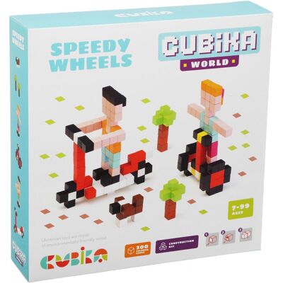 Cubika Holzbausatz Schnelle Räder Cubika Holzbausatz Schnelle Räder