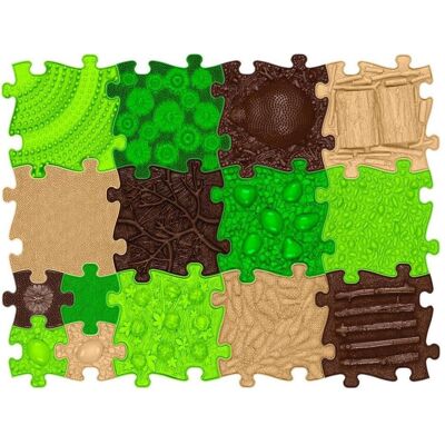 Muffik, Spielteppich + Spielmatte, Mata Sensoryczna Ortopedyczna Zestaw15w1 Nature 15 Puzzli Sensoryka / Mfk-097 Muffik, Spielteppich + Spielmatte, Mata Sensoryczna Ortopedyczna Zestaw15w1 Nature 15 Puzzli Sensoryka / Mfk-097