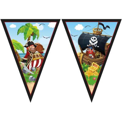 Magni Flaggenbanner Piraten 9er FSC-Mix (9 Stk.) Magni Flaggenbanner Piraten 9er FSC-Mix (9 Stk.)
