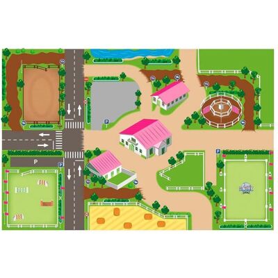 Kids Globe, Spielteppich + Spielmatte, Spielteppich Reitschule (150 x 100 cm) Kids Globe, Spielteppich + Spielmatte, Spielteppich Reitschule (150 x 100 cm)