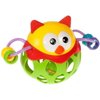 Bam-Bam Eule Rassel - Aktivitätsspielzeug für 6+ Monate Bam-Bam Eule Rassel - Aktivitätsspielzeug für 6+ Monate