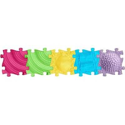 Askato, Spielteppich + Spielmatte, Mata Sensoryczna Ortopedyczna Zestaw 5w1 Medium 5 Puzzli Sensoryka Muffik / Mfk-022-1 (30 x 29 cm) Askato, Spielteppich + Spielmatte, Mata Sensoryczna Ortopedyczna Zestaw 5w1 Medium 5 Puzzli Sensoryka Muffik / Mfk-022-1 (30 x 29 cm)