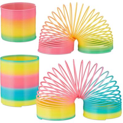 Relaxdays 4x Regenbogenspirale Relaxdays 4x Regenbogenspirale