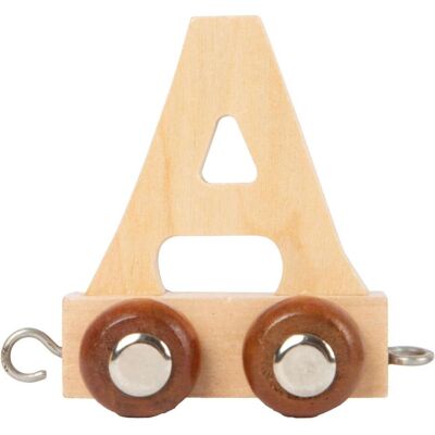 small foot, Holzbuchstaben + Stoffbuchstaben, - Holzbuchstabenzug - A - 12 Stück small foot, Holzbuchstaben + Stoffbuchstaben, - Holzbuchstabenzug - A - 12 Stück