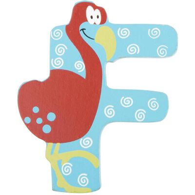 small foot, Holzbuchstaben + Stoffbuchstaben, Tiere F small foot, Holzbuchstaben + Stoffbuchstaben, Tiere F
