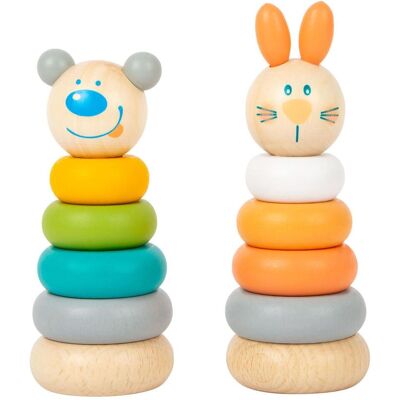 small foot Einsteckturm Pastell 1 St. Bär / ab 12 Monaten small foot Einsteckturm Pastell 1 St. Bär / ab 12 Monaten
