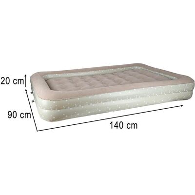 Kik, Babymatratze, Aufblasbare Kinderschlafmatratze Ein-Personen-Bettpumpe (140 x 90 cm) Kik, Babymatratze, Aufblasbare Kinderschlafmatratze Ein-Personen-Bettpumpe (140 x 90 cm)