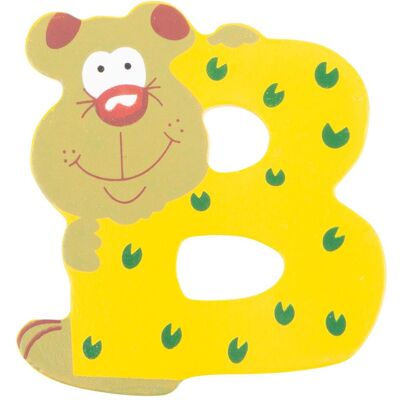 small foot, Holzbuchstaben + Stoffbuchstaben, Tiere B small foot, Holzbuchstaben + Stoffbuchstaben, Tiere B