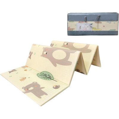 Mamabrum, Krabbeldecke + Spielbogen, Baby Spielmatte mit Teddybär & Pferde Motiv Mamabrum, Krabbeldecke + Spielbogen, Baby Spielmatte mit Teddybär & Pferde Motiv
