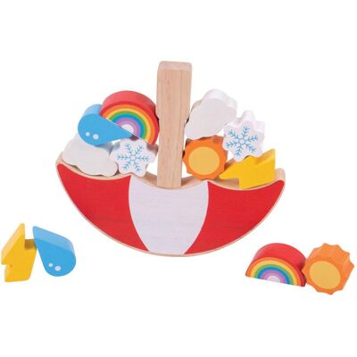 Bigjigs Wooden Balance Spiel Wetter Bigjigs Wooden Balance Spiel Wetter