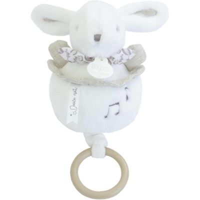 Doudou et Compagnie, Spieluhr, Musikspieluhr Hase weiss 20cm Doudou et Compagnie, Spieluhr, Musikspieluhr Hase weiss 20cm