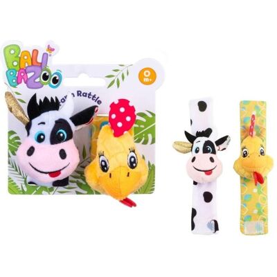 Bali Bazoo, Babyrassel, Grzechotki Na Rączkę Farma Bali Bazoo, Babyrassel, Grzechotki Na Rączkę Farma