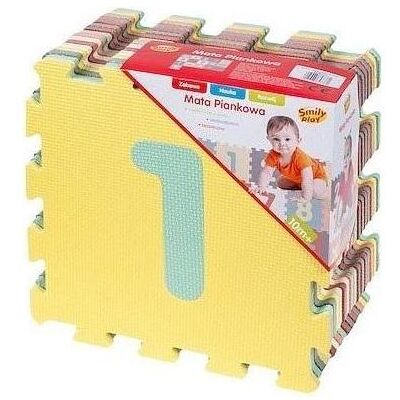 Smily, Spielteppich + Spielmatte, Schaummatte Pastell-Zahlen Smily, Spielteppich + Spielmatte, Schaummatte Pastell-Zahlen
