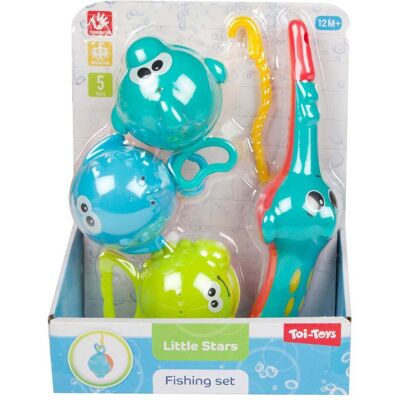 Toi-Toys Little Stars Badespielzeug Angelrute mit 3 Fischen, 4-tlg. Toi-Toys Little Stars Badespielzeug Angelrute mit 3 Fischen, 4-tlg.