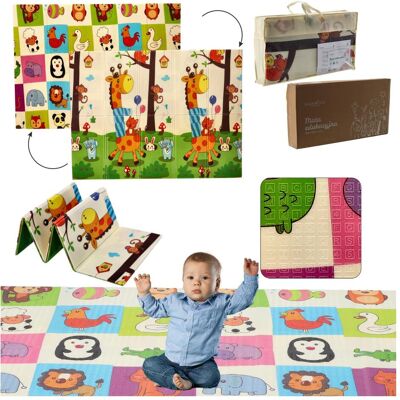 Extralink, Spielteppich + Spielmatte, Zusatzlink Doppelseitige pädagogische Stimulationsmatte 150x200x1 cm Faltbare Tiere + Tasche (200 x 150 cm) Extralink, Spielteppich + Spielmatte, Zusatzlink Doppelseitige pädagogische Stimulationsmatte 150x200x1 cm Faltbare Tiere + Tasche (200 x 150 cm)