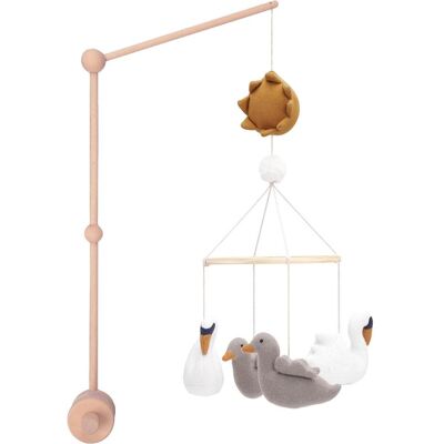 Copenhagen, Babymobile, Vanilla - Music Mobile Holder - Swan (MUSM3624) Copenhagen, Babymobile, Vanilla - Music Mobile Holder - Swan (MUSM3624)