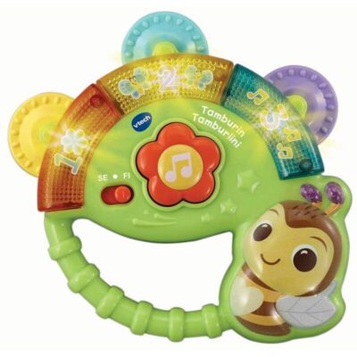 Vtech Baby Tamburin - Interaktives Spielzeug mit Licht & Klang - 3+ Monate Vtech Baby Tamburin - Interaktives Spielzeug mit Licht & Klang - 3+ Monate