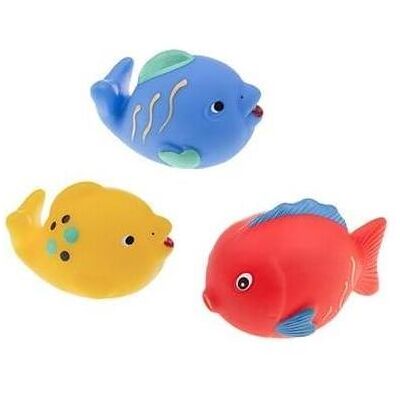 Tullo Tüll-Badespielzeug ohne Schlitz für Wasser, Fische, 3-tlg., 5-8 cm, 509 Tullo Tüll-Badespielzeug ohne Schlitz für Wasser, Fische, 3-tlg., 5-8 cm, 509