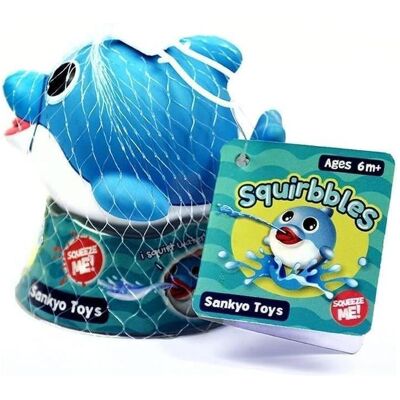 Teka Squirbbles Blue Dolphin Badespielzeug Teka Squirbbles Blue Dolphin Badespielzeug