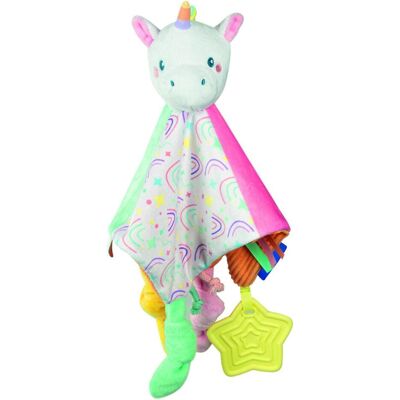 Clementoni, Schmusetuch, Baby-Kuscheltuch Einhorn Clementoni, Schmusetuch, Baby-Kuscheltuch Einhorn