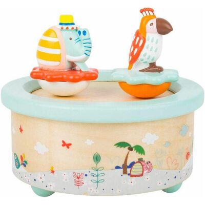 small foot, Spieluhr, Papagei und Elefant small foot, Spieluhr, Papagei und Elefant